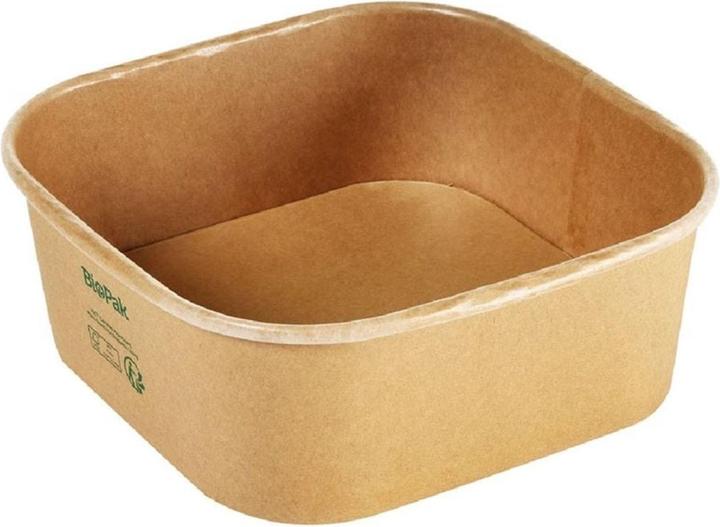 Immagine prodotto Biopak Insalatiera Brick Box Large 1200 ml, marrone, 40 pezzi (40 x)