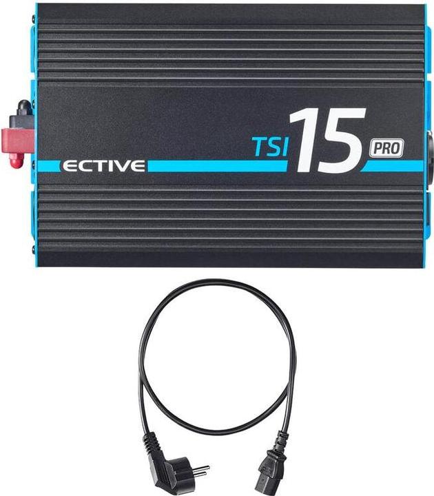 Actual product image Ective TSI 15 PRO 1500W/12V sine wave inverter with mains priority circuit