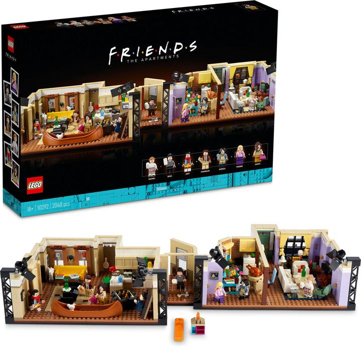 Productafbeelding LEGO Vrienden Appartementen (10292, LEGO Vrienden, LEGO Zeldzame Sets)