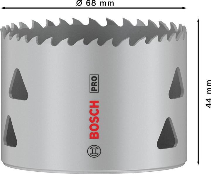 Produktbild Bosch Professional Zubehör PRO Multi Material Lochsäge, 68 mm, mit Gewinde (68 mm)