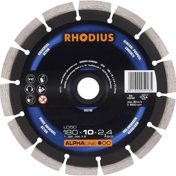 Rhodius, Lama, Lama diamantata LD50 180 mm