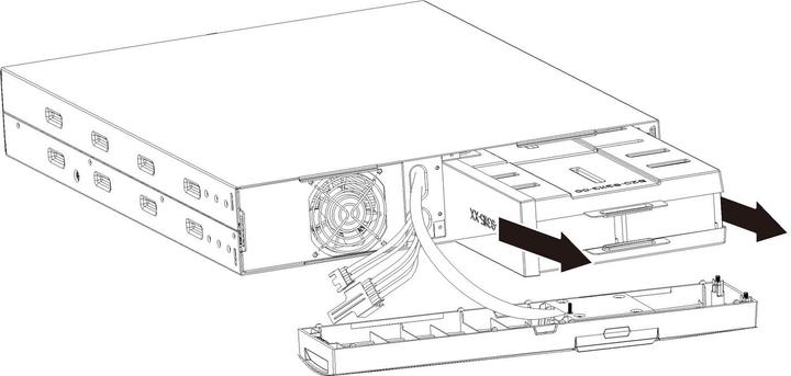Actual product image Powerwalker Battery Set for VFI 10000P/RT LCD for main unit