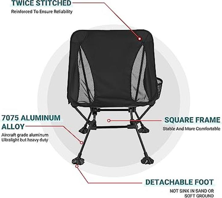 Actual product image Atepa Ultralight Compact Camping Chair