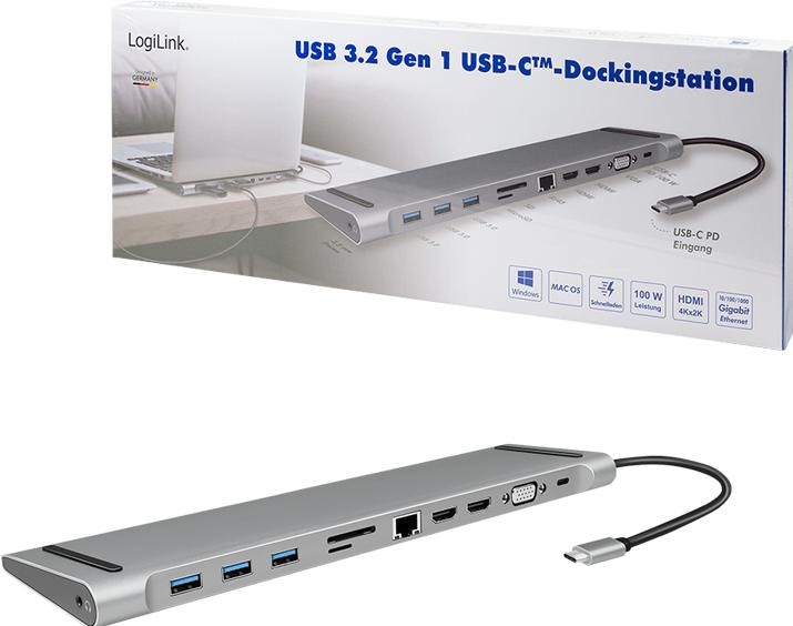 Produktbild LogiLink UA0373 (USB-C, 3 Ports)
