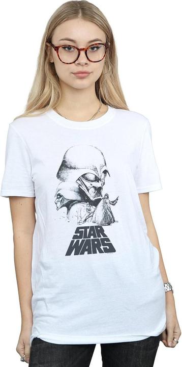 Immagine prodotto Star Wars Darth Vader Sketch Maglietta Ampia Donna (XXL)
