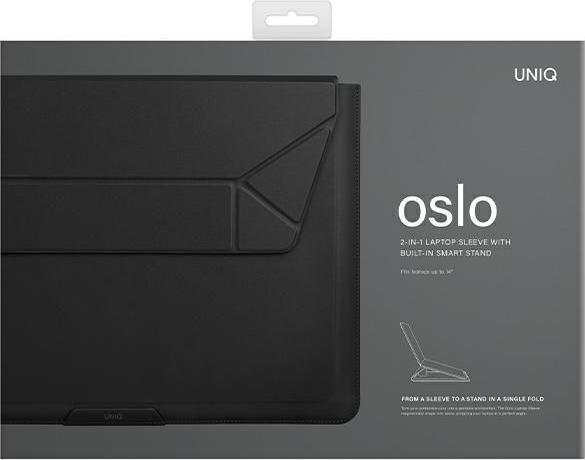 Actual product image Uniq etui Oslo laptop Sleeve 14" czarny/black (14")