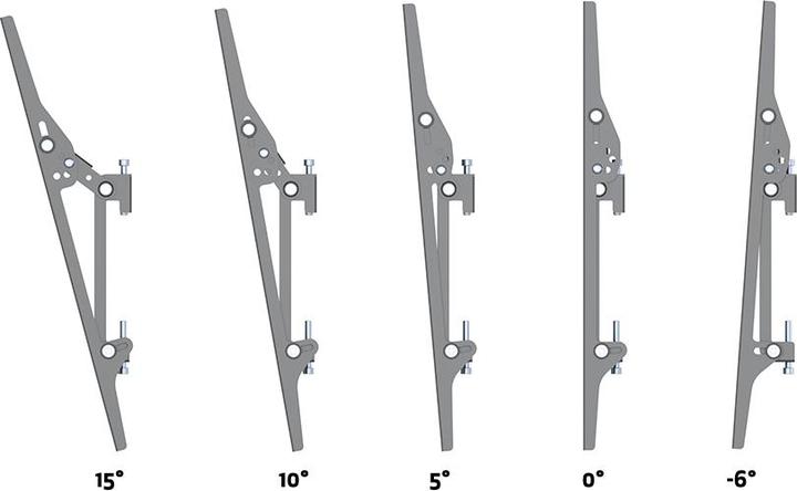 Actual product image Multibrackets Ceiling bracket 2x, 32"-75", white, VESA 100 x