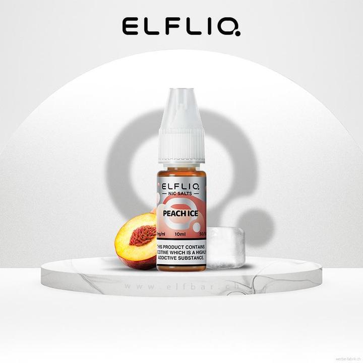 Actual product image Elfbar Elfliq (Peach)