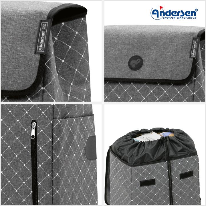 Image du produit Andersen Quattro Shopper Sofia chariot à provisions 58 cm