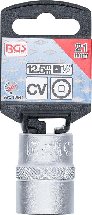 Actual product image BGS Socket, 12-point | 12.5 mm (1/2") Drive | 21 mm (21 mm)