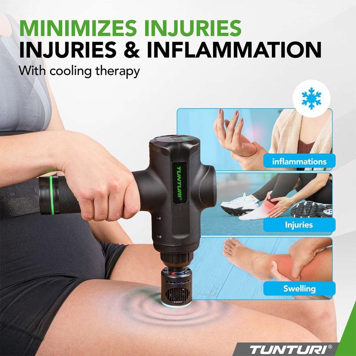Actual product image Tunturi Attachment for massage gun, heat and cold