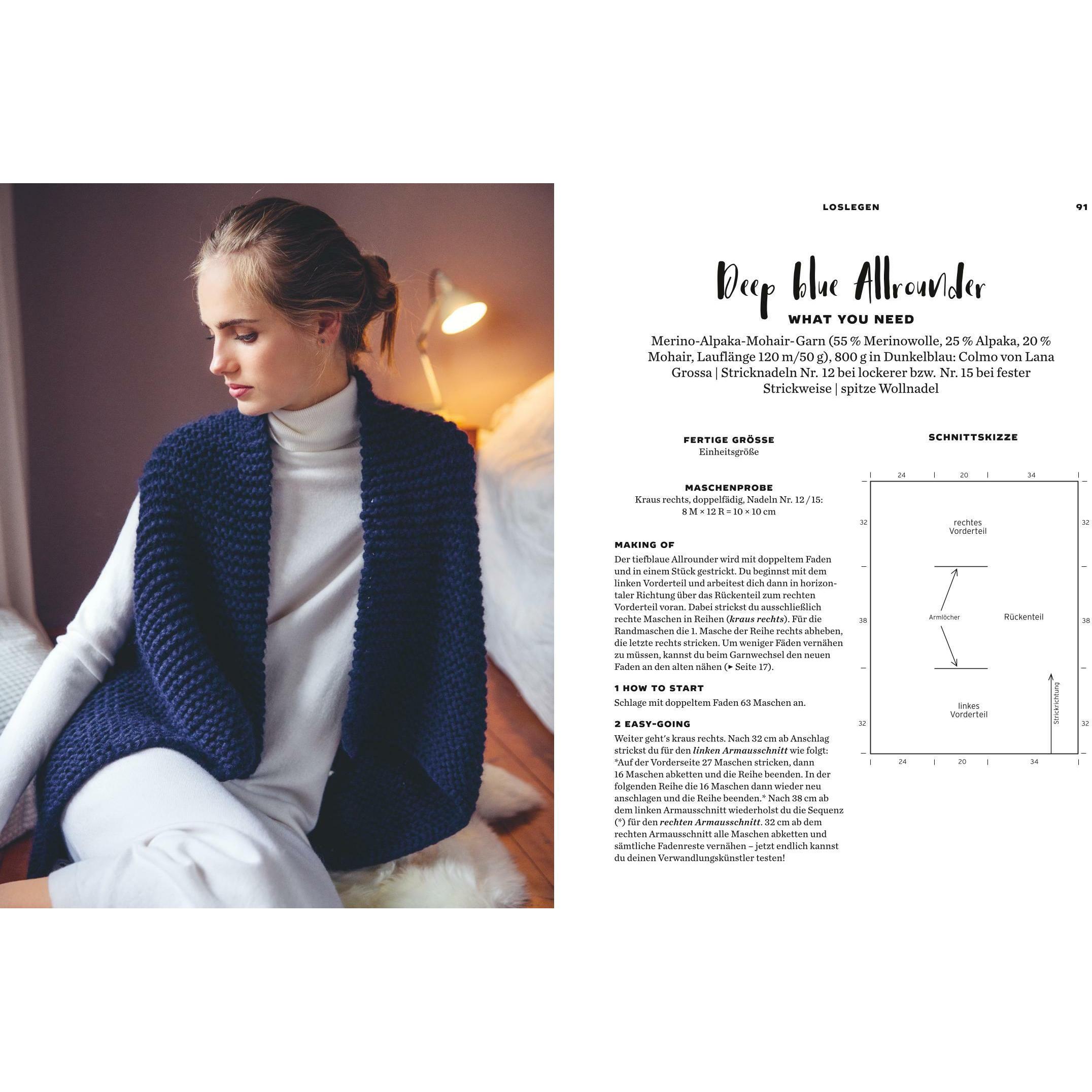 Thumbnail - Cozy knitting, Ratgeber von Carolin Schwarberg