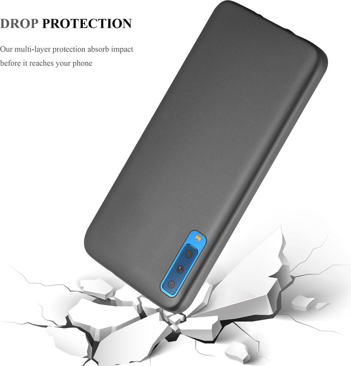 Produktbild Cadorabo TPU Matt Metallic Cover (Samsung Galaxy A7 (2018))