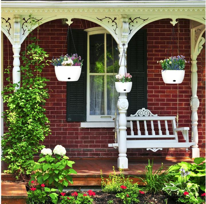 Actual product image Relaxdays hanging basket set (28.50 x 67 cm)