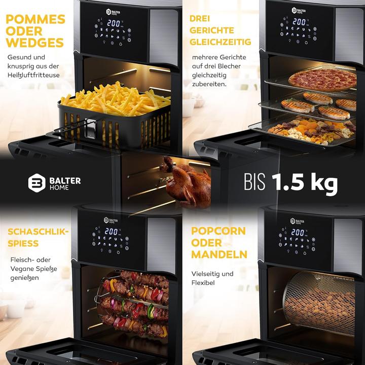 Produktbild Balter Heissluftfritteuse HL-1200-BL