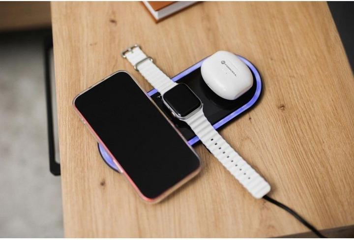 Actual product image Forcell Strap F-DESIGN FA12 strap for APPLE Watch 42 / 44 / 45 / 49 mm yellow (Polyester)