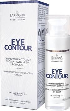 Actual product image Farmona NEW EYE CONTOUR Dermowygładzający trójaktywny krem pod oczy 30 ml (Eye care gel, 30 ml, Day)