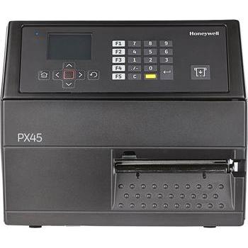 Thumbnail - Honeywell PX45A, Ethernet, Rewinder + (90000 dpi), Etikettendrucker, Schwarz