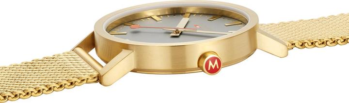 Actual product image Mondaine Classic - Inspired by nature - IP Gold (Analogue wristwatch, 40 mm)