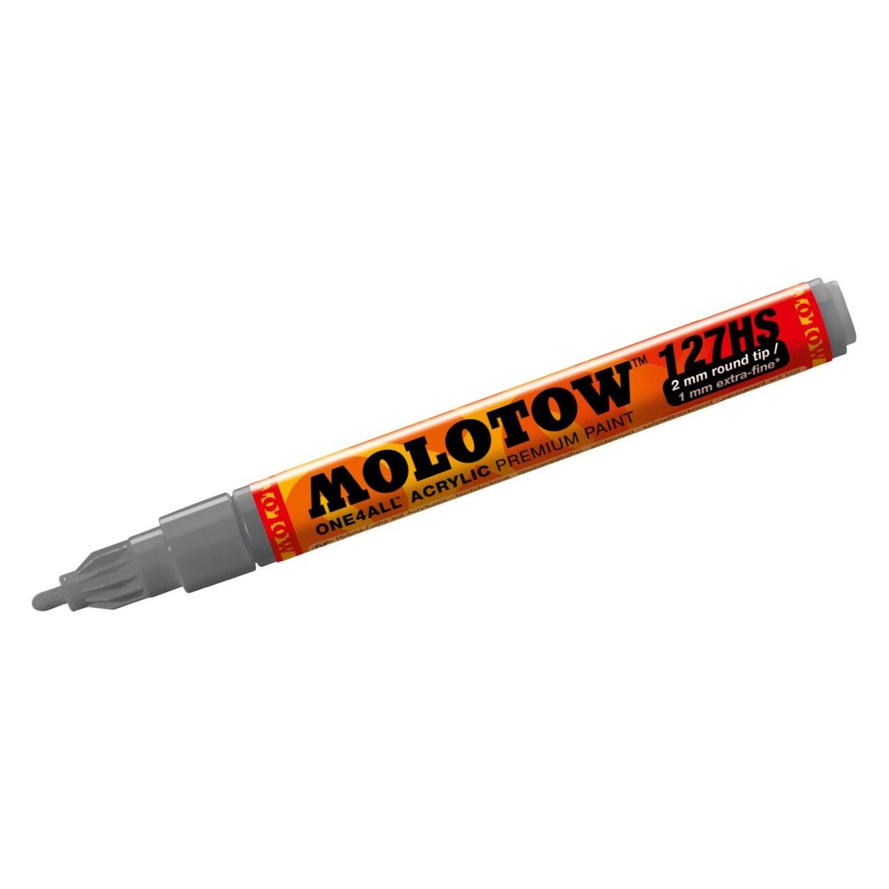 Molotow, Marker, Permanent Marker One4All 127 Hs Navulbaar 2mm Grijsblauw Donker (1 x)