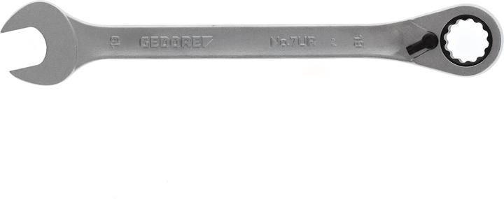Image du produit Gedore Clé à cliquet à extrémité ouverte et à anneau (19 mm)