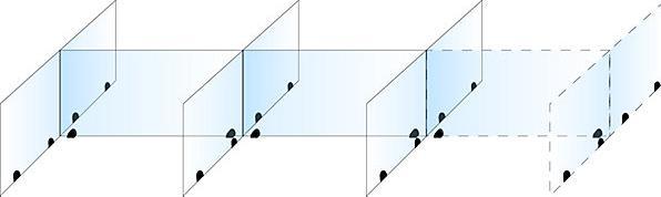 Produktbild smiT Tischtrennwand für Einzelarbeitsplatz