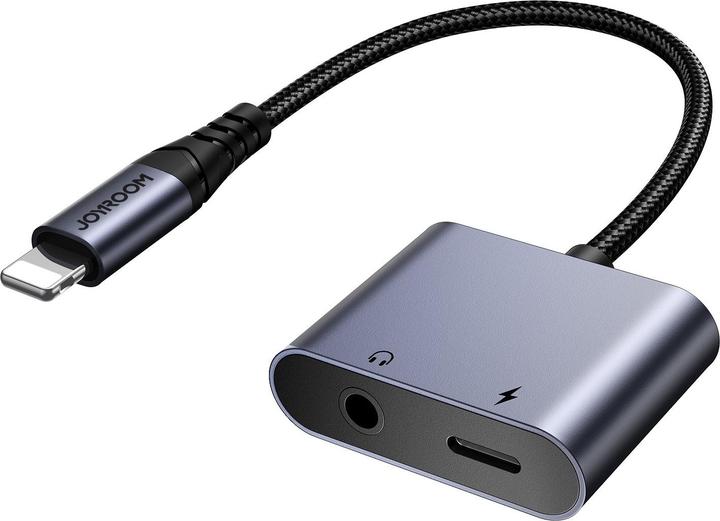 Joyroom SY-L01 Lightning zu Lightning / 3,5-mm-Miniklinken-DAC-Adapter 2 in 1 (Lightning, 3.5mm Klinke, Lightning)