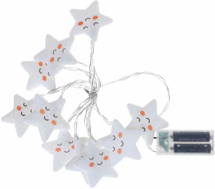 Actual product image Cocon String of fabric star lights, 165 cm, operating mode (1.65 m)