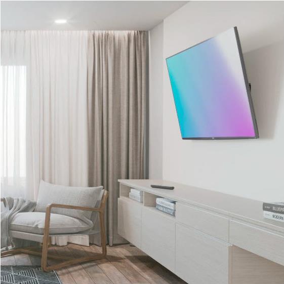 Produktbild Hama TV-Wandhalterung, neigbar, 165 cm (65") bis 35 kg, Wandabstand 2,8 cm (Wand, 35 kg, 32" - 65")