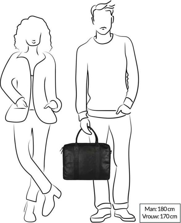 Immagine prodotto DSTRCT Laptoptas / Werktas - Dames - 15.6 inch - Leer - Main Street - Cognac (15.60")