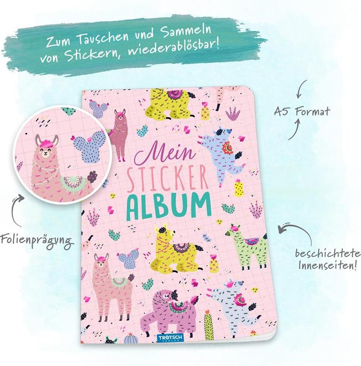 Produktbild Mein Stickeralbum Lama Album zum Sammeln 24 Seiten