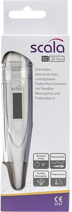 Scala Digital Thermometer SC 28 flex (Achselhöhle, Mund, Rektal)