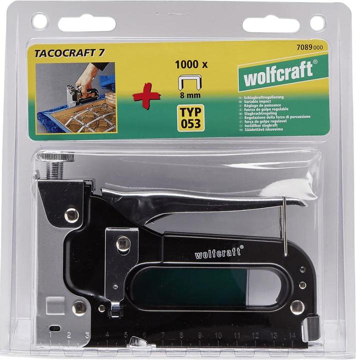 Actual product image wolfcraft 1 tacocraft 7 - Hand tacker set 1001 pcs.