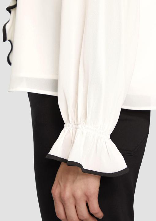 Immagine prodotto s.Oliver Bluse Chiffon-Bluse mit Rüschen-Besatz (40)