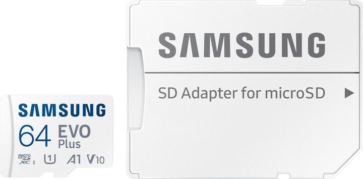 Produktbild Samsung EVO Plus (64 GB, microSDXC, U1, UHS-I)