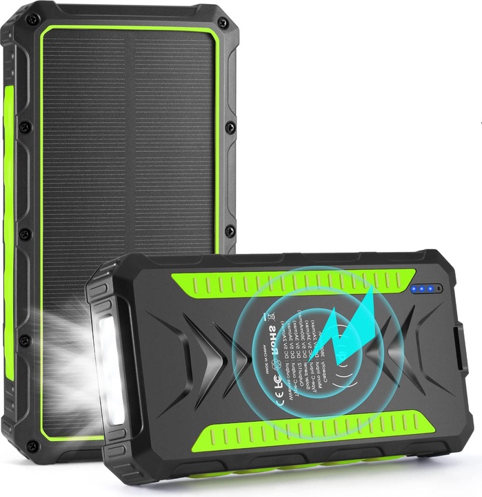Oimye Solar Powerbank (36000 mAh, 15 W, 1.50 Wh)