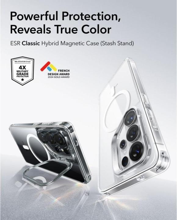 Produktbild ESR Classic Hybrid HaloLock Kickstand (Samsung Galaxy S26 Ultra)