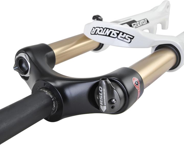 Actual product image Sr Suntour SF16 RAIDON XC RL-R suspension fork 26" 100mm 1 1/8" 9mm (100 mm, Air)