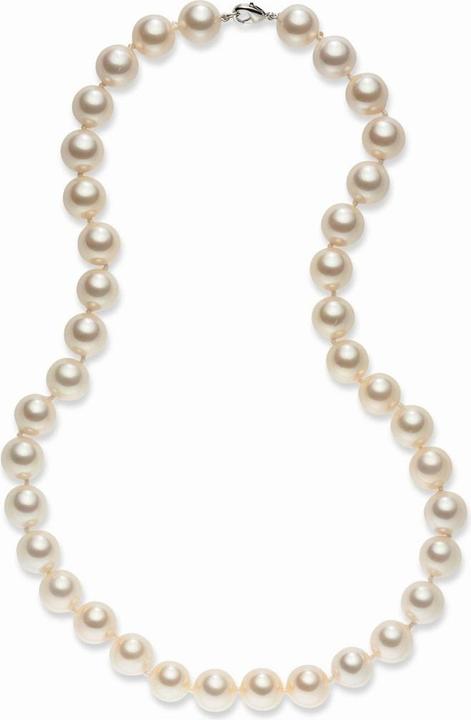 Produktbild Lulu & Jane Damen Messing Muschelkernperle silber 52,0 cm - 29347 (Muschelkernperle, 52 cm)