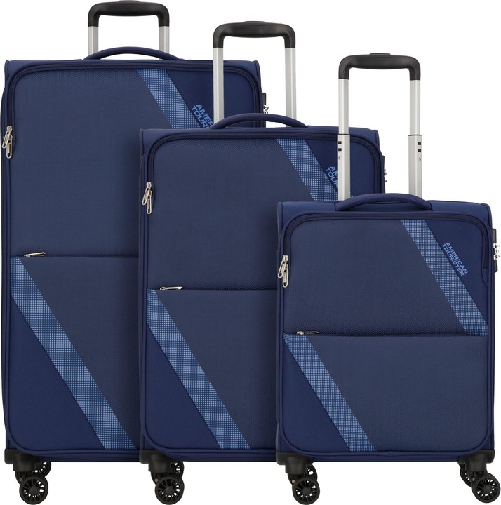 Produktbild American Tourister Star Max 4 Rollen Kofferset 3-teilig mit Dehnfalte (211 l, XL (ab 115l))