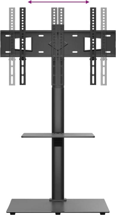 Produktbild vidaXL TV-Eckständer (45 kg, 32" - 65")