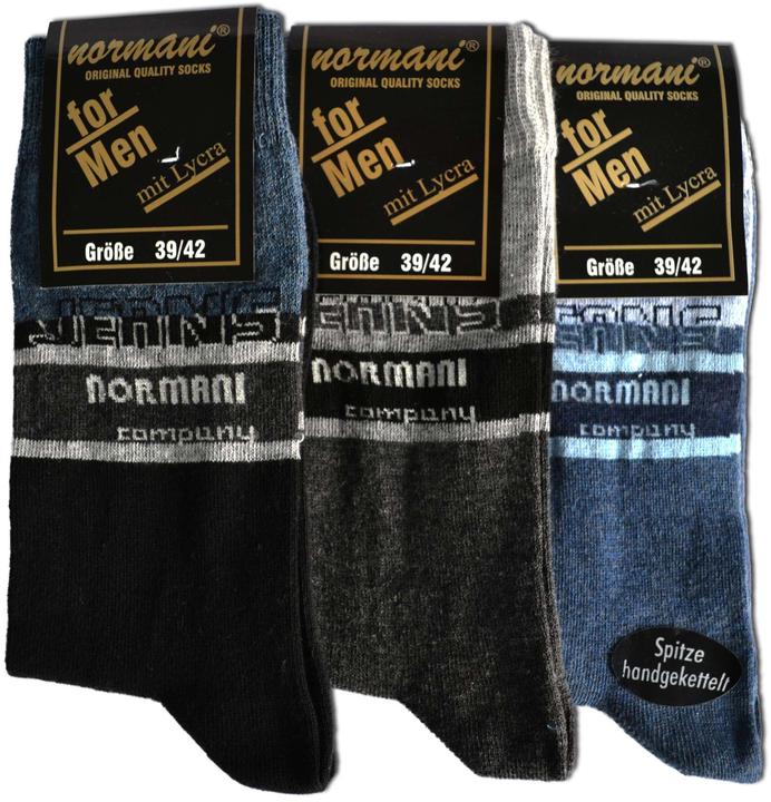 Immagine prodotto Normani 6 paia di calzini da uomo Azienda (confezione da 6, 39 - 42)