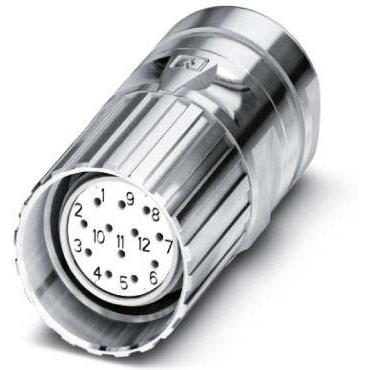 Phoenix Contact M23,17W cable connector,female contacts, Cavo + Spina elettrica