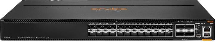 Immagine prodotto HPE E Aruba Networking CX 8100 SFP+, /100G, QSFP28, FB Airflow, 3 ventole, 2AC, PSU, pacchetto SW (24 porte)