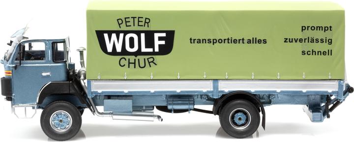 Produktbild AutoCult Saurer D250B Pritsche Plane Peter Wolf Chur