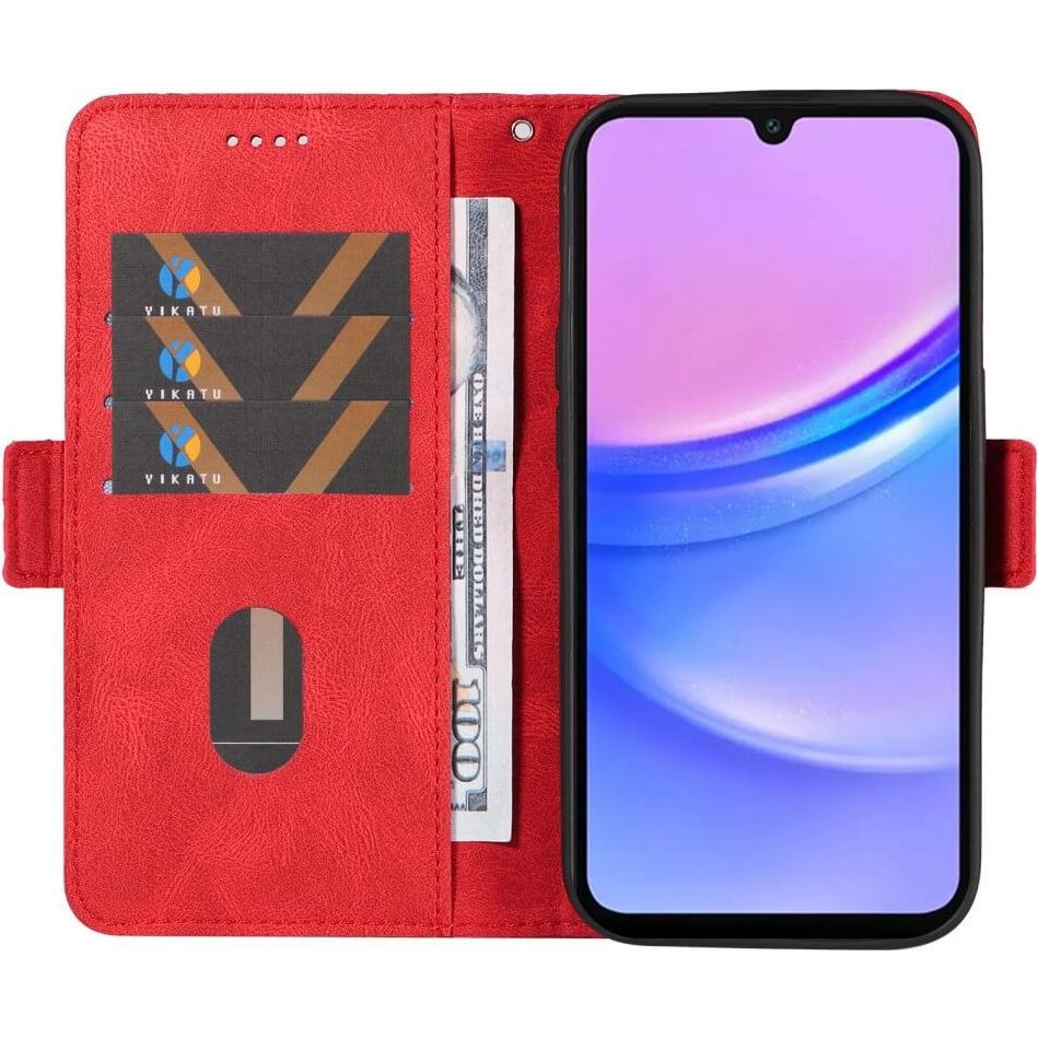 Thumbnail - Cover-Discount Galaxy A16 - Rhombus Handyhülle Etui (Samsung Galaxy A16 5G), Smartphone Hülle, Rot