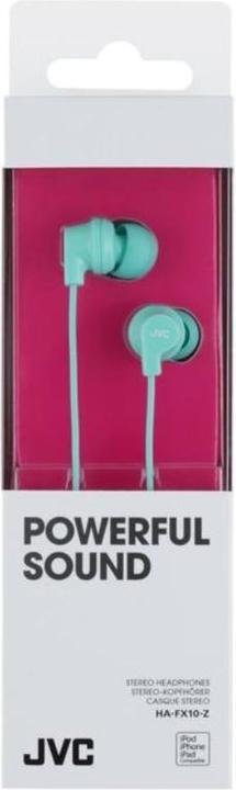 Actual product image JVC HA-FX10-LA-E Colourful inner-ear headphones (Cable)