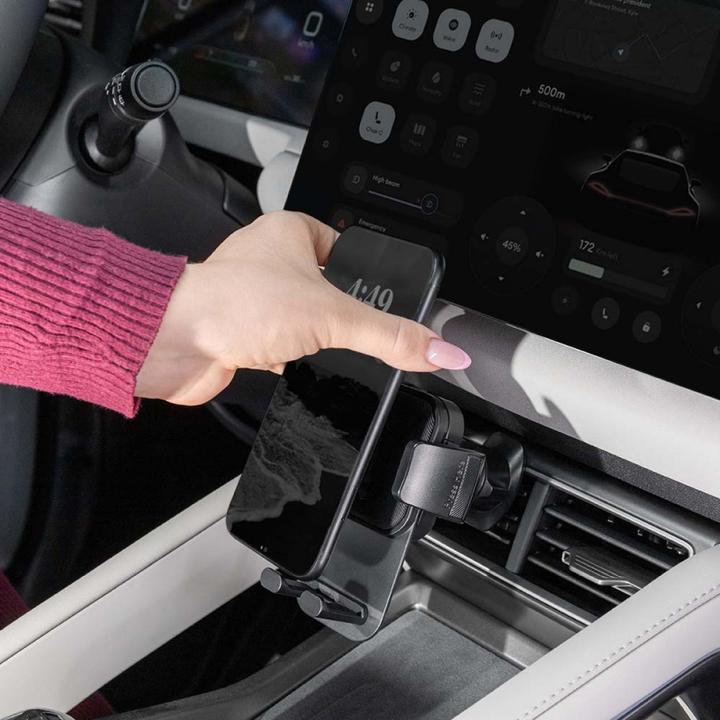 Actual product image Proove - Crystal Clamp Air Outlet Car Mount, Black