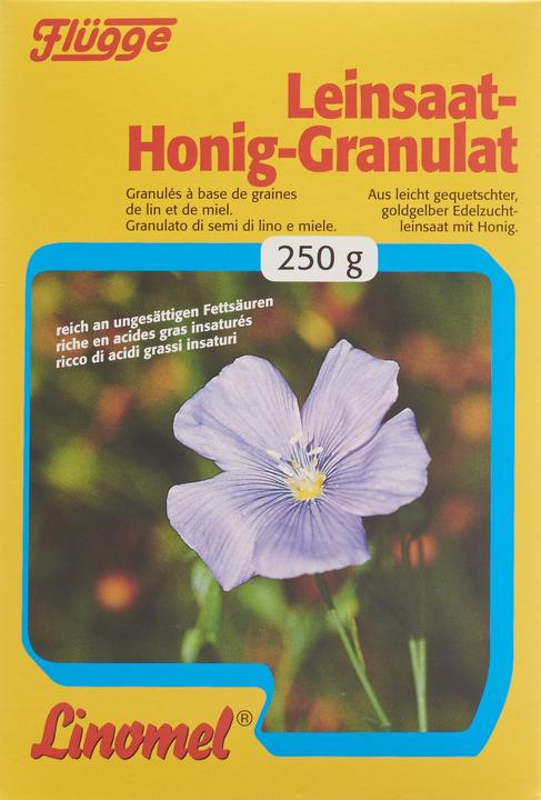 Produktbild Flügge Leinsaat Honig Granulat (1 Stk., Granulat, 250 g)