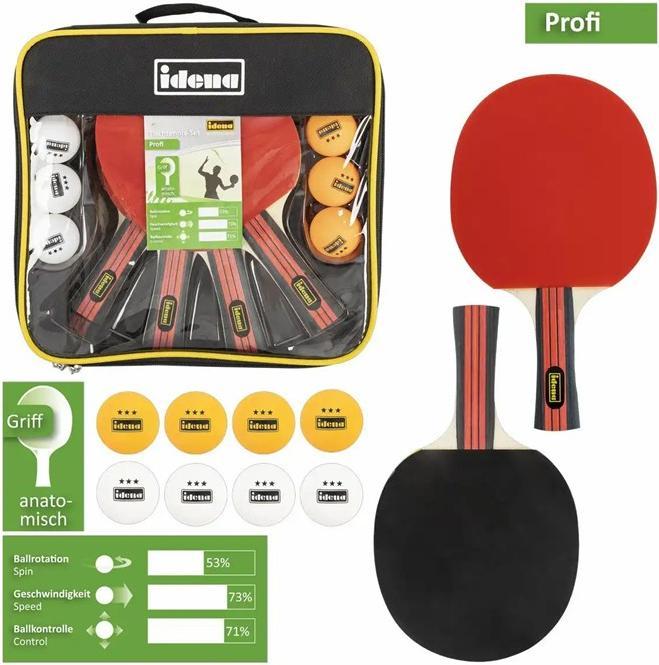 Produktbild Idena Tischtennis-Set Profi 13teilig
